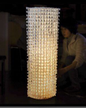 雅工房 和紙アート照明『花街』フロアライト